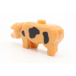 Klemos KL-40101 Klemmbaustein Schwein gefleckt hellbraun