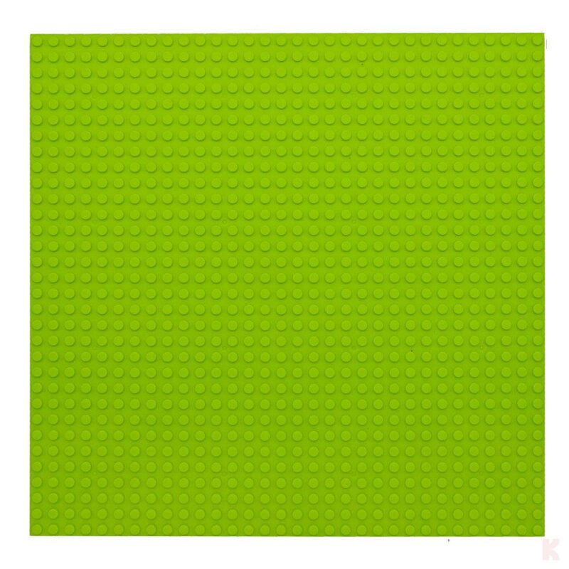 Klemos KL-20012 Klemmbaustein Grundplatte 32x32 Lime Grün (25cmx25cm) Klemmbaustein