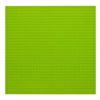 Klemos KL-20012 Klemmbaustein Grundplatte 32x32 Lime Grün (25cmx25cm) Klemmbaustein