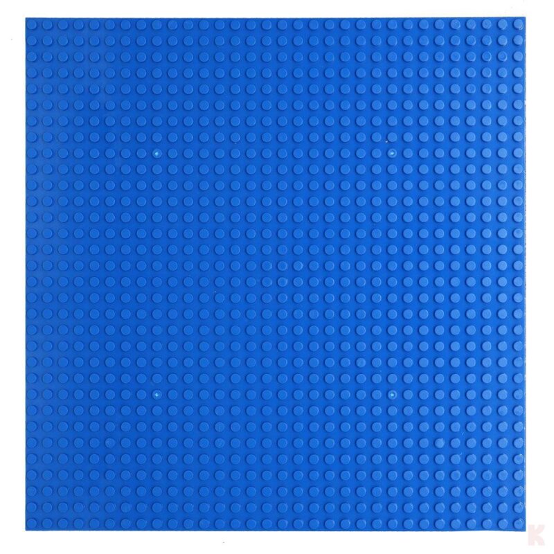 Klemos KL-20050 Klemmbaustein Grundplatte 32x32 Blau beidseitig (25cmx25cm) Klemmbaustein