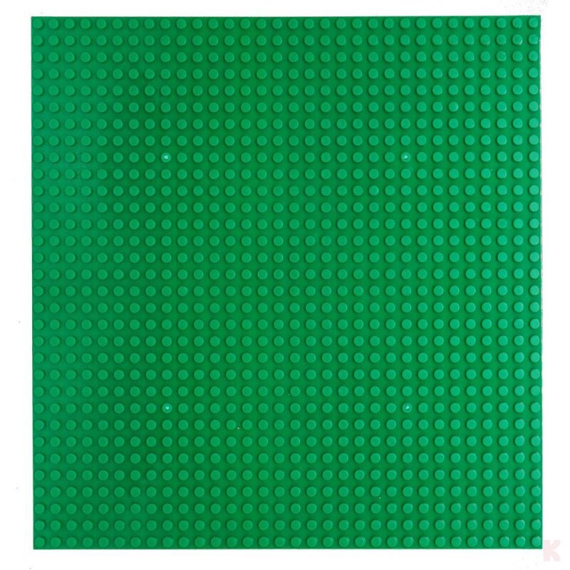Klemos KL-20052 Klemmbaustein Grundplatte 32x32 Dunkelgrün beidseitig (25cmx25cm) Klemmbaustein