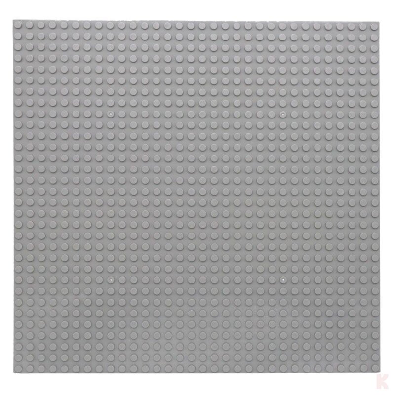 Klemos KL-20053 Klemmbaustein Grundplatte 32x32 Hellgrau beidseitig (25cmx25cm) Klemmbaustein