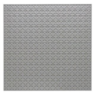 Klemos KL-20053 Klemmbaustein Grundplatte 32x32 Hellgrau beidseitig (25cmx25cm)