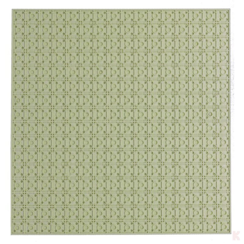 Klemos KL-20054 Klemmbaustein Grundplatte 32x32 Sand / Beige beidseitig (25cmx25cm)