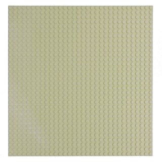 Klemos KL-20054 Klemmbaustein Grundplatte 32x32 Sand / Beige beidseitig (25cmx25cm) Klemmbaustein