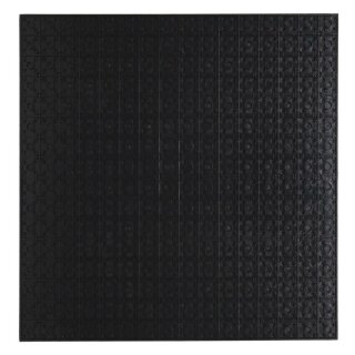 Klemos KL-20055 Klemmbaustein Grundplatte 32x32 Schwarz beidseitig (25cmx25cm)