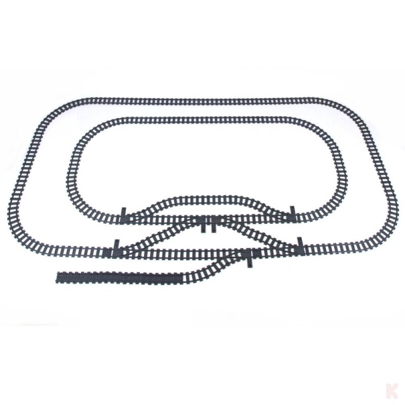 ST-98400 Eisenbahn XL-Schienenkreis inkl. Abstellgleis Klemmbaustein