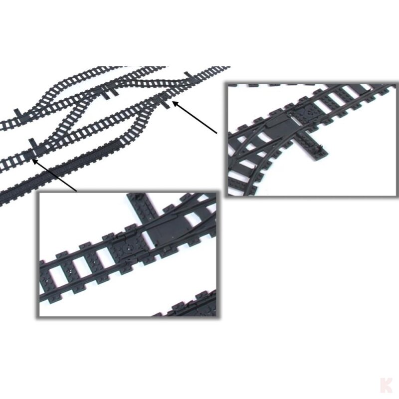 ST-98400 Eisenbahn XL-Schienenkreis inkl. Abstellgleis