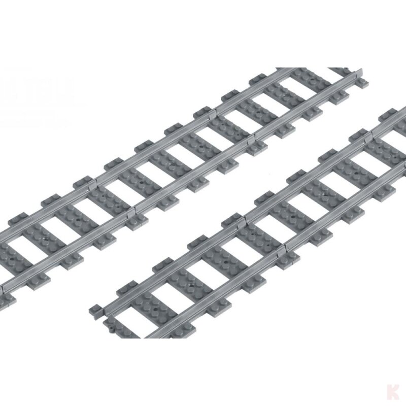 ST-98004 Eisenbahn Schiene 30 Geraden Klemmbaustein