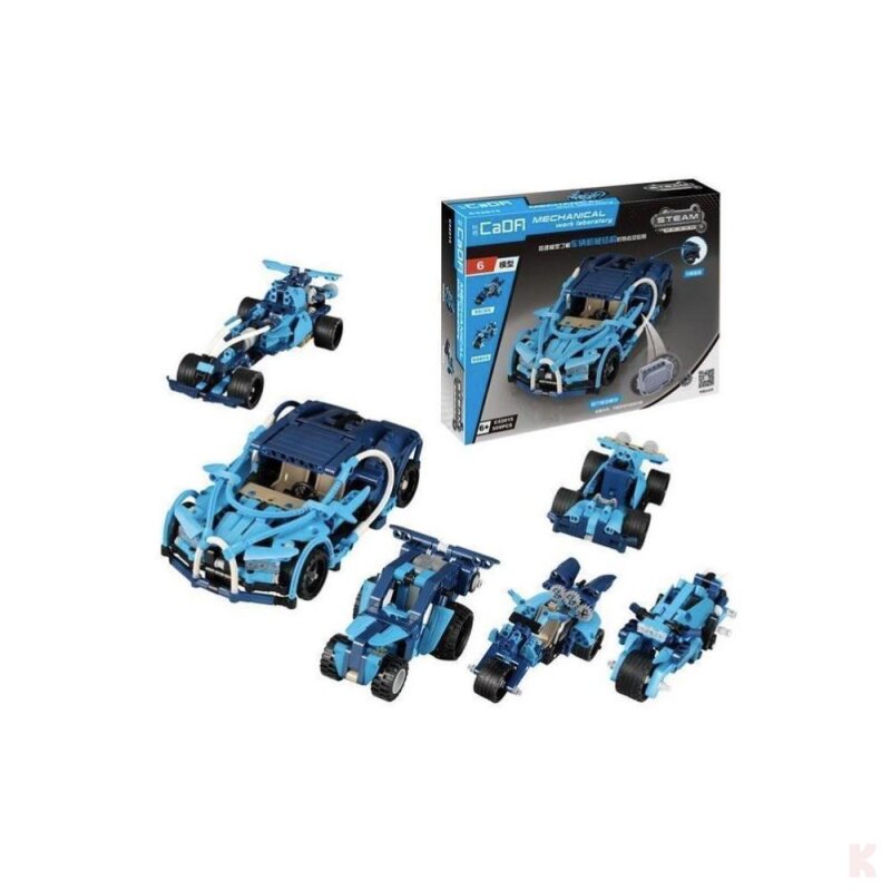 CaDA C52015W Blue Stunt Storm 6in1 Pull Back
