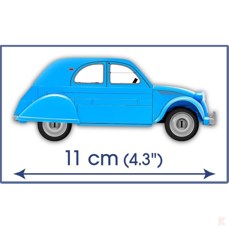 Cobi 24511 Youngtimer Citroën 2CV Type AZ 1962