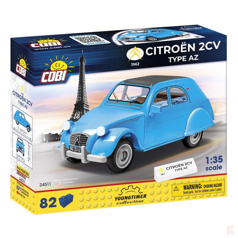 Cobi 24511 Youngtimer Citroën 2CV Type AZ 1962