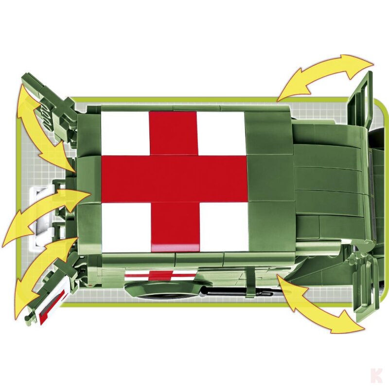 Cobi 2257 1942 Ambulance WC 54