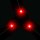 Briksmax BXA18_3 15cm Einzel LED Rot langsam blinkend (3 Stück) Klemmbaustein