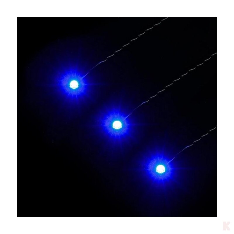 Briksmax BXA24_3 15cm Einzel LED Blau langsam blinkend (3 Stück) Klemmbaustein