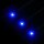 Briksmax BXA24_3 15cm Einzel LED Blau langsam blinkend (3 Stück) Klemmbaustein