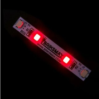 Briksmax BXB05_3 Lichtstreifen Rot (3 Stück) Klemmbaustein