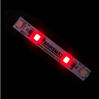 Briksmax BXB05_3 Lichtstreifen Rot (3 Stück) Klemmbaustein