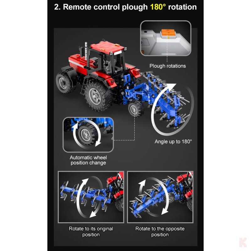 CaDA C61052W Farm Traktor RC