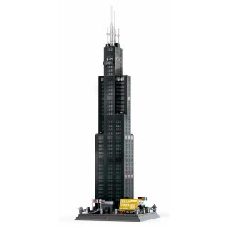 Wange 5228 Architektur Willis Tower von Chicago Klemmbaustein