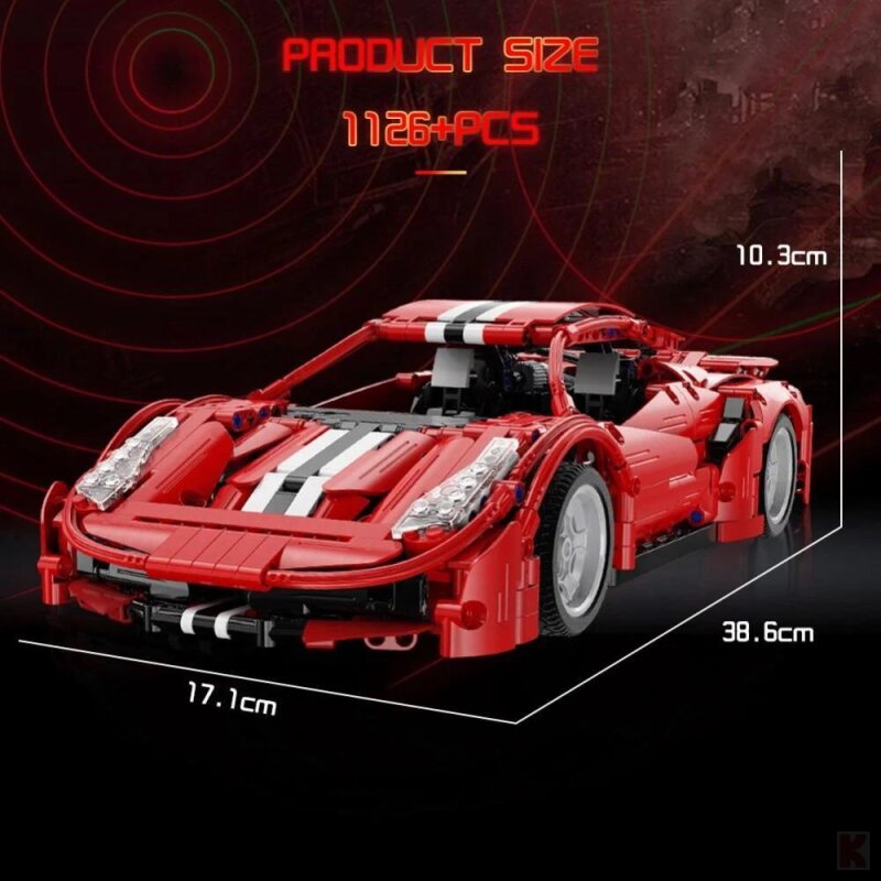 CaDA C61049W Sportwagen Red Devils 488