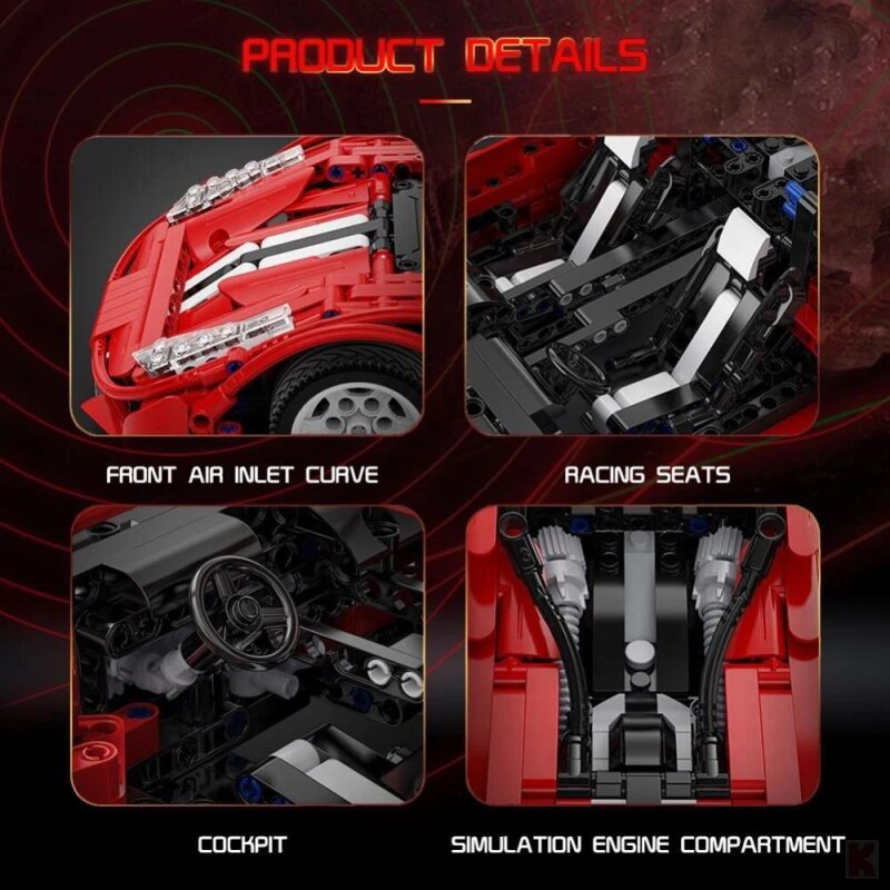 CaDA C61049W Sportwagen Red Devils 488