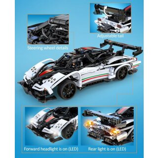 CaDA C51054 Sportwagen Z-Wind RC - Klemmshop.de – Klemmbausteine