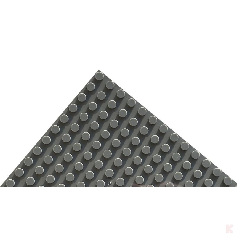 Klemos KL-20071 Klemmbaustein Grundplatte Groß 50x50 Dunkelgrau (40cmx40cm)