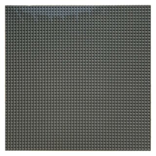 Klemos KL-20070 Klemmbaustein Grundplatte 50x50 Dunkelgrau (40cmx40cm) Klemmbaustein