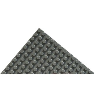 Klemos KL-20071 Klemmbaustein Grundplatte Gro&szlig; 50x50 Dunkelgrau (40cmx40cm)