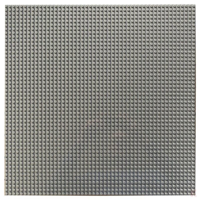 Klemos KL-20073 Klemmbaustein Grundplatte 50x50 Hellgrau (40cmx40cm) Klemmbaustein