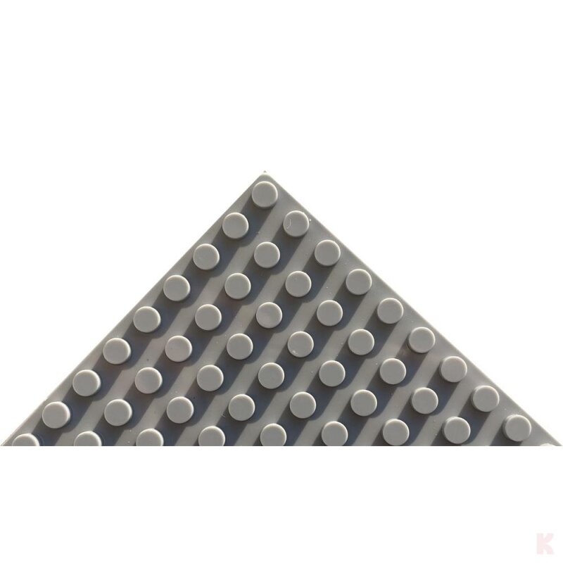 Klemos KL-20073 Klemmbaustein Grundplatte Groß 50x50 Hellgrau (40cmx40cm)