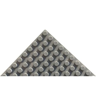 Klemos KL-20073 Klemmbaustein Grundplatte Gro&szlig; 50x50 Hellgrau (40cmx40cm)