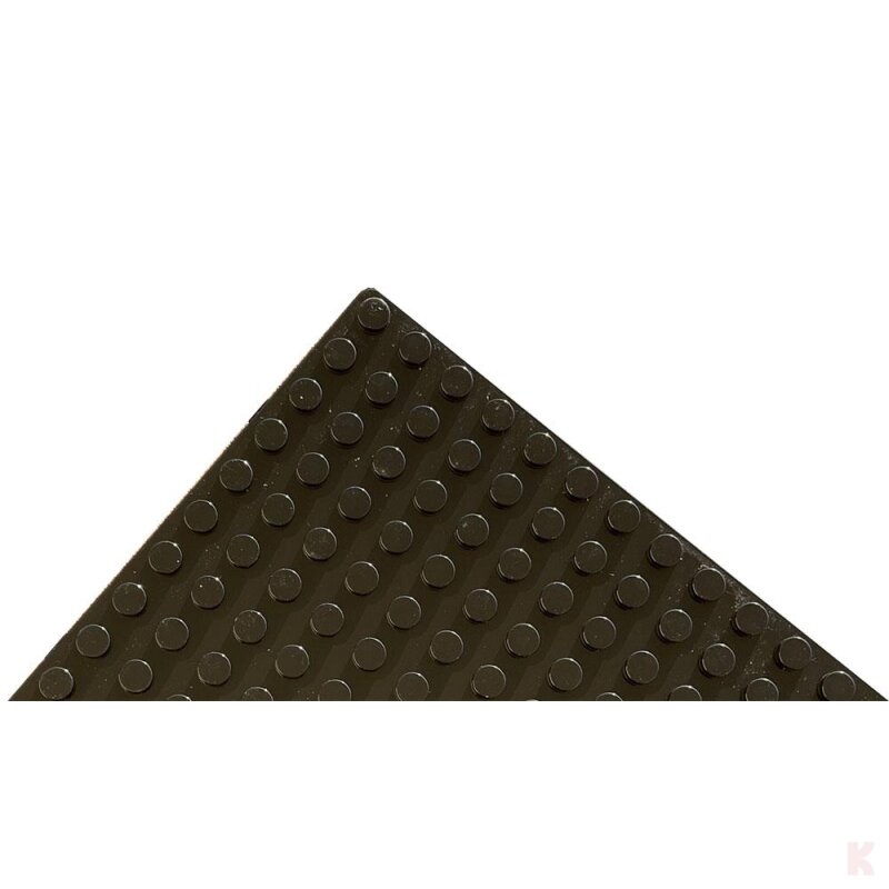 Klemos KL-20077 Klemmbaustein Grundplatte Groß 50x50 Schwarz (40cmx40cm)