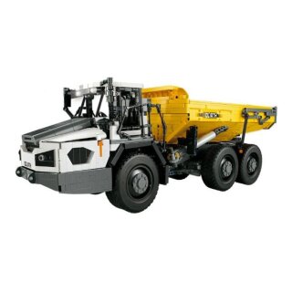 CaDA C61054W Knickgelenkter Muldenkipper RC Klemmbaustein