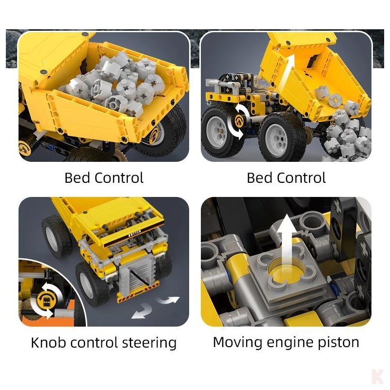 CaDA C65001W Muldenkipper