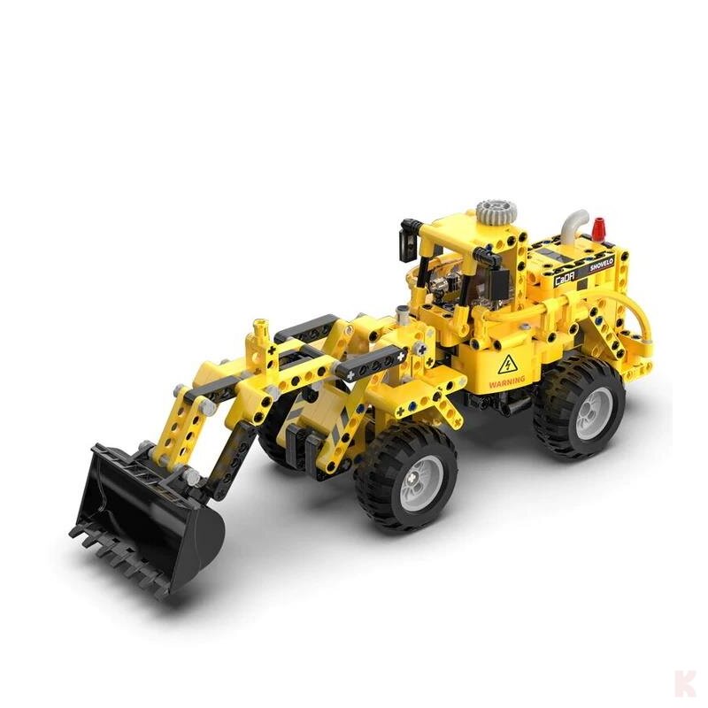 CaDA C65004W 2in1 Radlader und Planierraupe Klemmbaustein