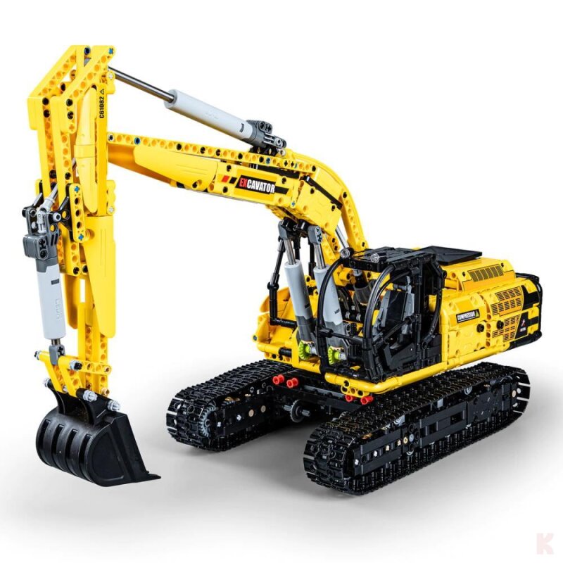 CaDA C61082W Raupenbagger Klemmbaustein