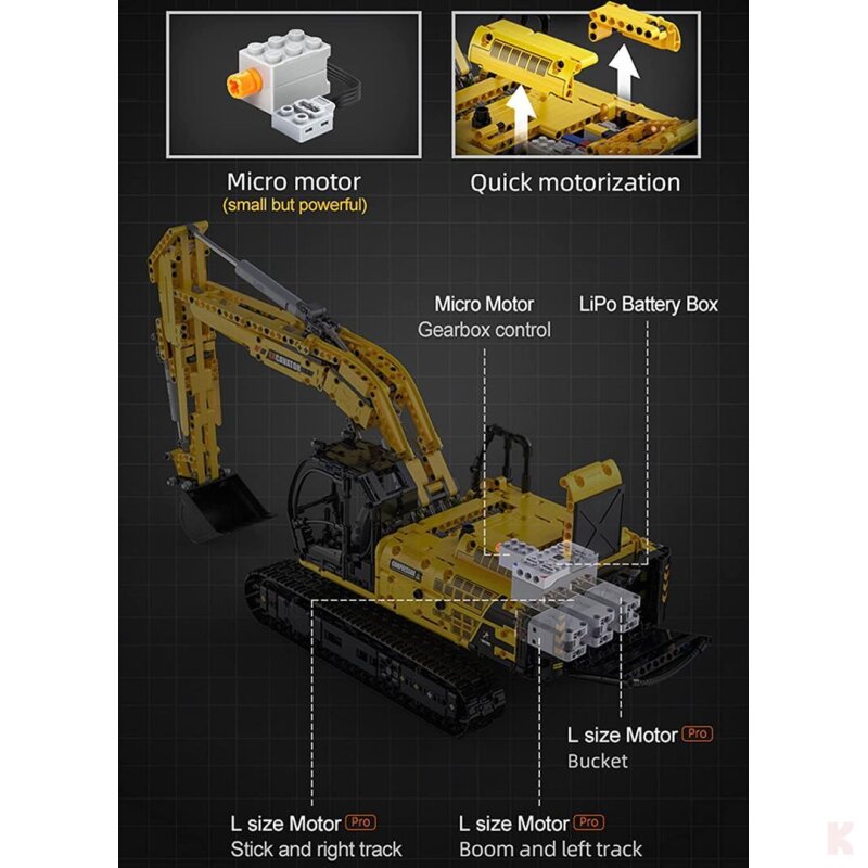 CaDA C61082W Raupenbagger