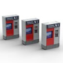MunichBricks Fahrkartenautomat DB 3er Set Klemmbaustein