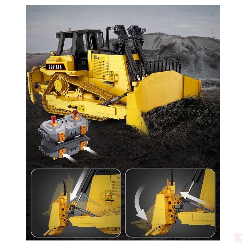 CaDA C61056W Heavy Bulldozer RC