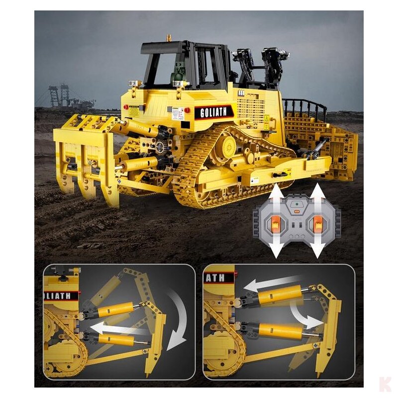 CaDA C61056W Heavy Bulldozer RC