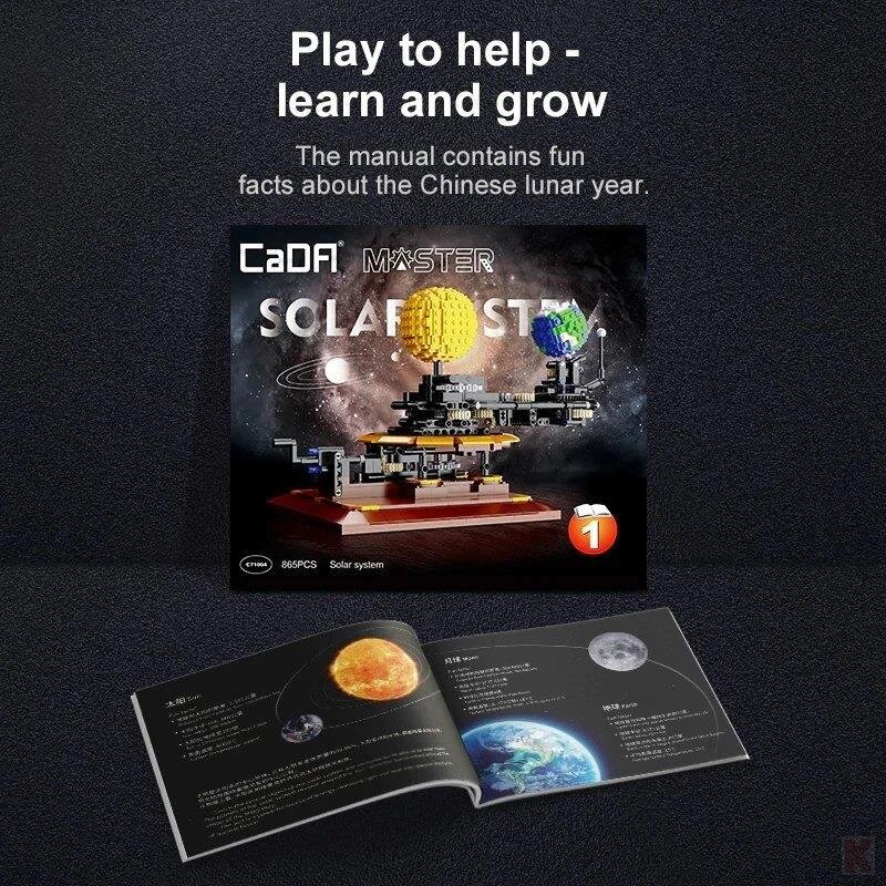 CaDA C71004W Earth, Moon and Sun Orrery