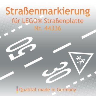 MunichBricks Bodenmarkierung f&uuml;r Grundplatte Pfeile