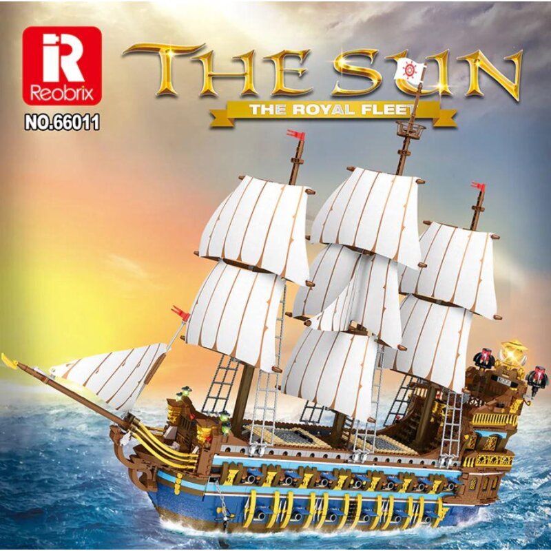 Reobrix 66011 The Royal Fleet The Sun Klemmbaustein