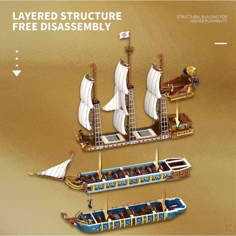 Reobrix 66011 The Royal Fleet The Sun