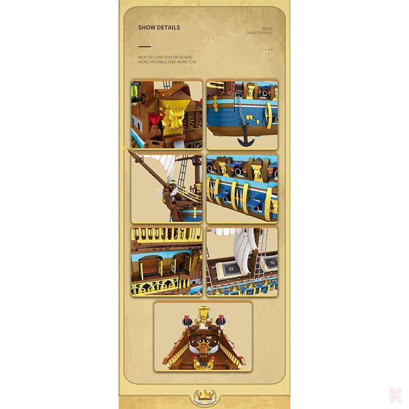 Reobrix 66011 The Royal Fleet The Sun