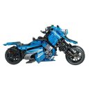 Mould King 23009 Blaues Fly Motorrad