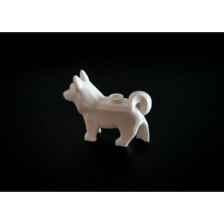 Klemos KL-40111 Klemmbaustein Hund wei&szlig;