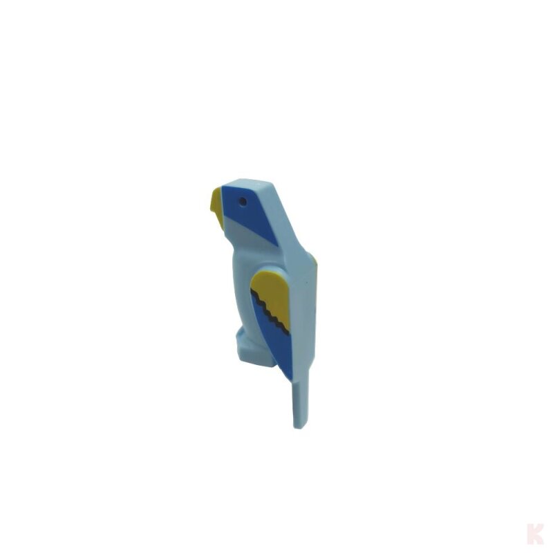 Klemos KL-40122 Klemmbaustein Papagei blau